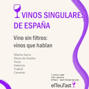 20Marzo2026 - 20:00 | Vinos singulares de España