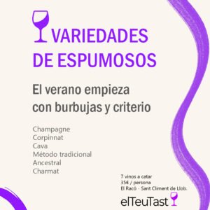 10julio2026 - 19:30 | Espumosos