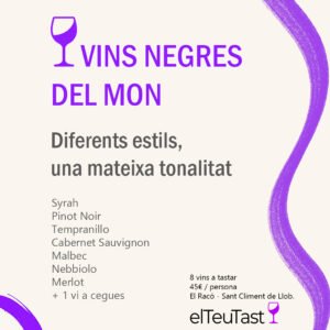 13novembre2026 - 19:30 | Vins negres del món